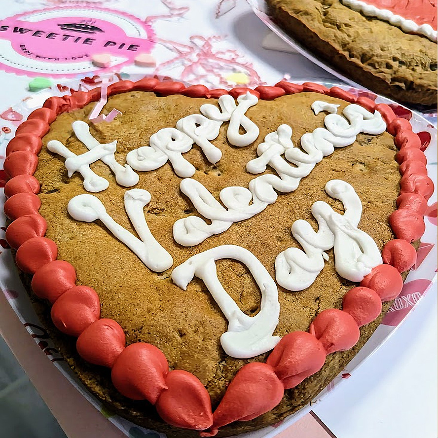 Valentines Day Cookie Cake