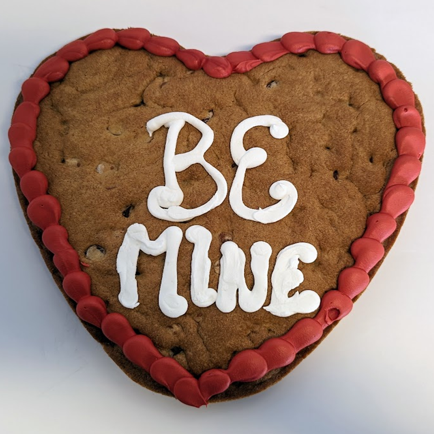 Be Mine Heart Cookie Cake